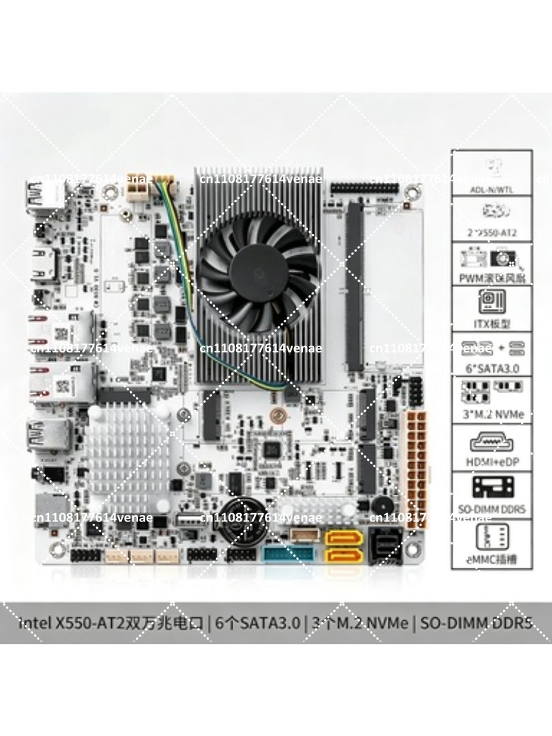 NAS Motherboard 8-Bay with N10 - Nas Motherboard 8 Sata Mini Itx 评论和价格