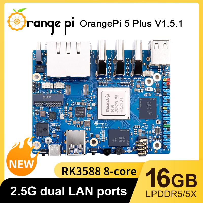 TopElec Orange Pi 5 Plus 16GB  - Orange Pi 5 Plus 16Gb 评论和价格