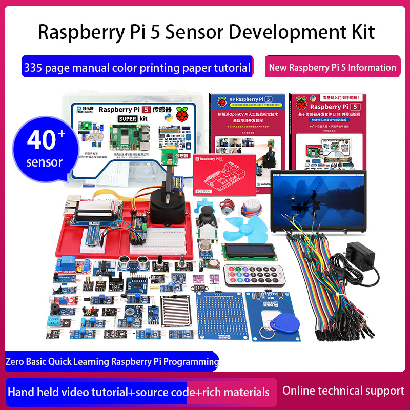 Raspberry Pi 5 Sensor Developm - Raspberry Pi 5 8Gb Board 评论和价格