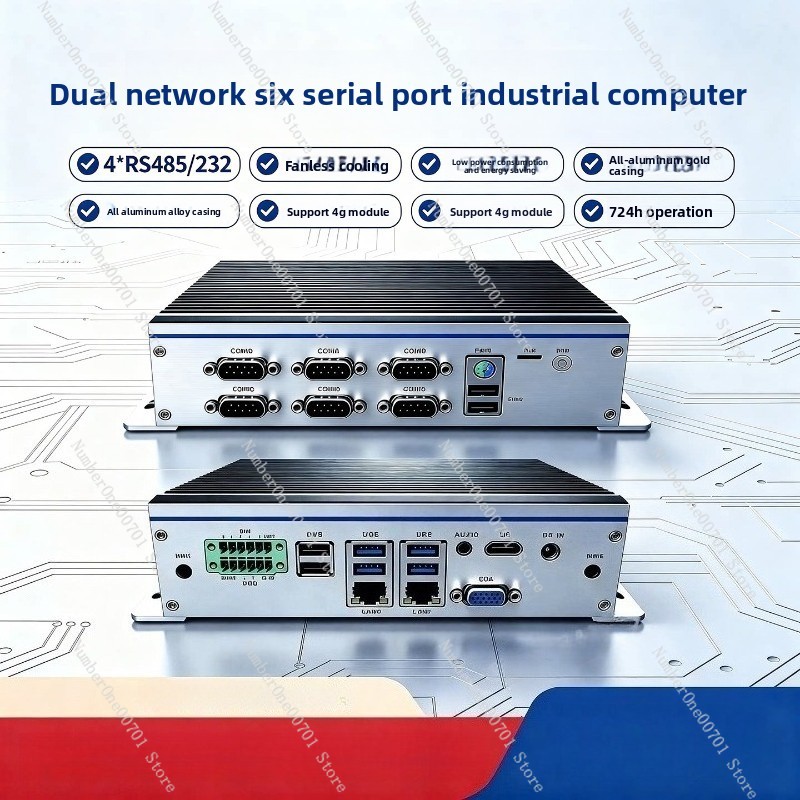 Fanless Embedded Industrial Mi - Fanless Industrial Pc Rs485 Core I7 评论和价格